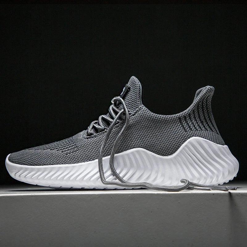 The UrbanFlow Sneakers - Grey