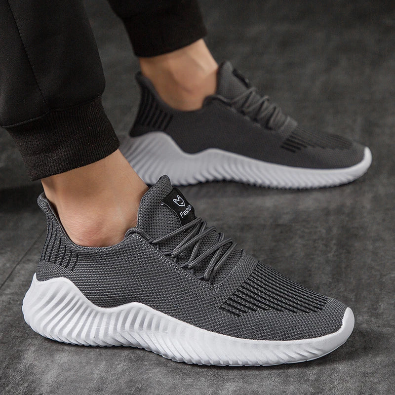 The UrbanFlow Sneakers - Grey