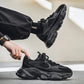 Men’s Black Chunky Sole Trendy Sneakers