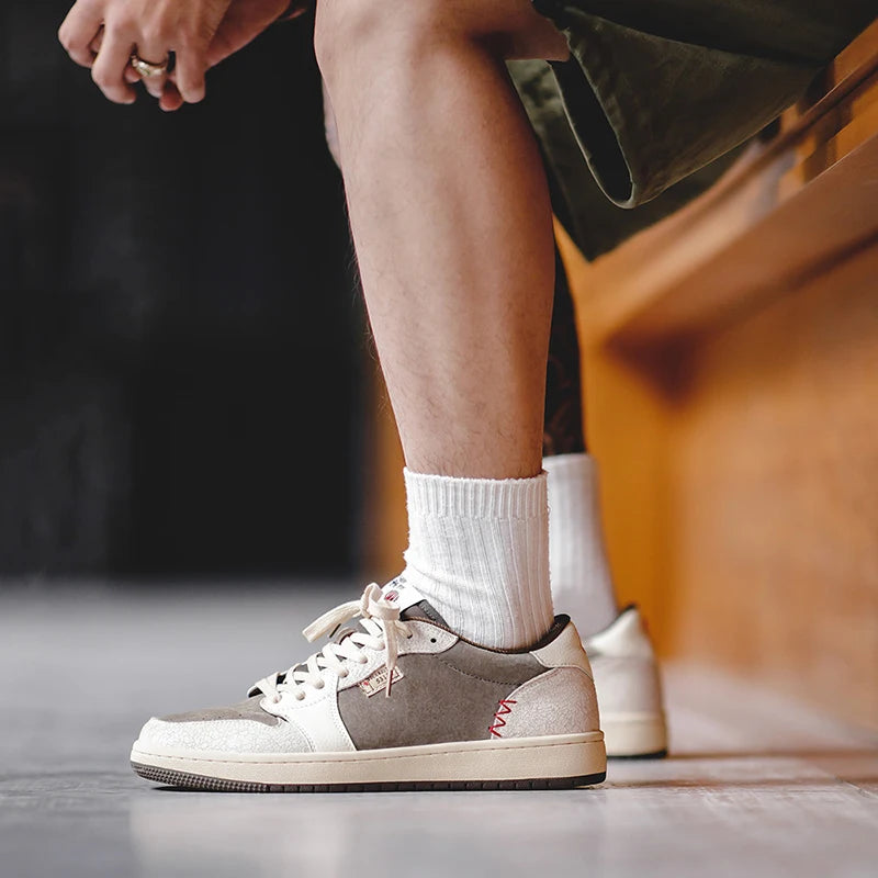 MRA Cartoon Embroidered Retro Sneakers