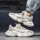 Men’s Cream Chunky Sole Casual Sneakers