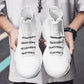 Men’s White High-Top Mesh Running Sneakers
