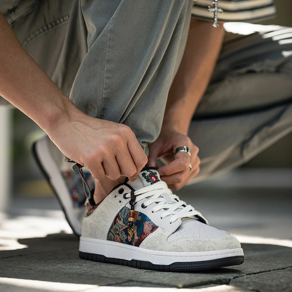 MRA™ Embroidered Chinese Style Sneakers
