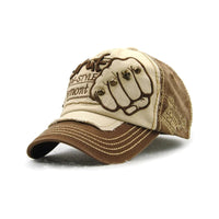 Coffee Fist Rivet Patch Baseball Cap