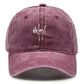 Relax Vintage Washed Baseball Cap – Garnet