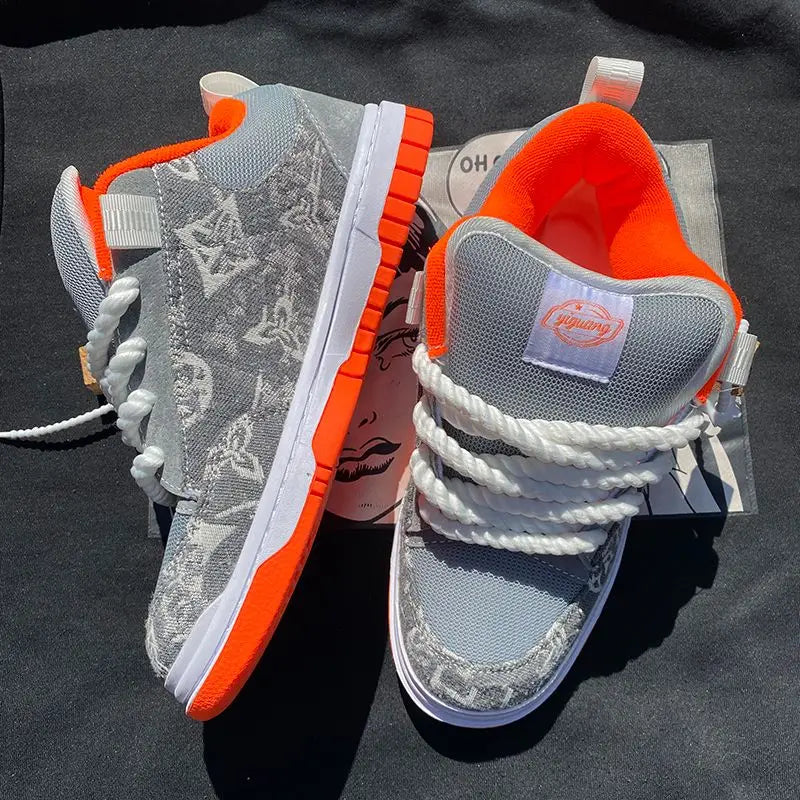 UrbanX™ Grey Flame Sneakers