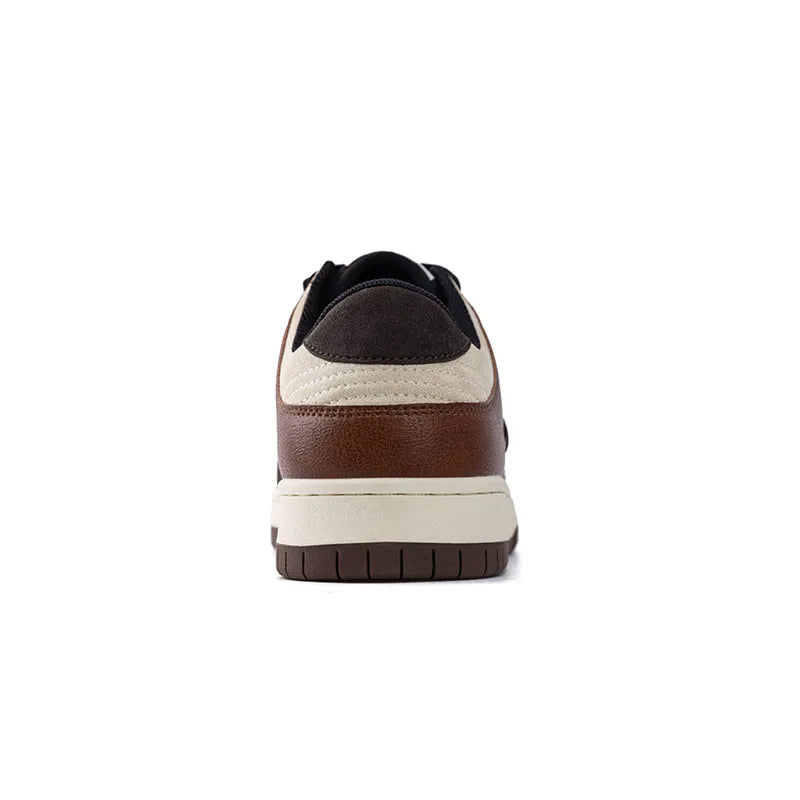 MRA™ Retro Brown Embroidered Sneakers