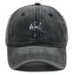 Relax Vintage Washed Baseball Cap – Black