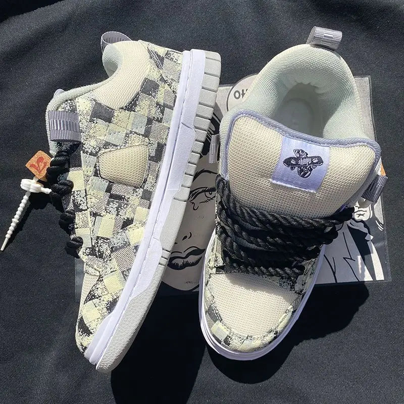 GridFlex™ Shadow Check Sneakers